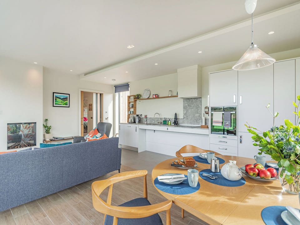 Open plan living space | Daisy Lodge - Meadow Lodges - Daisy Lodge, Boothby Pagnell