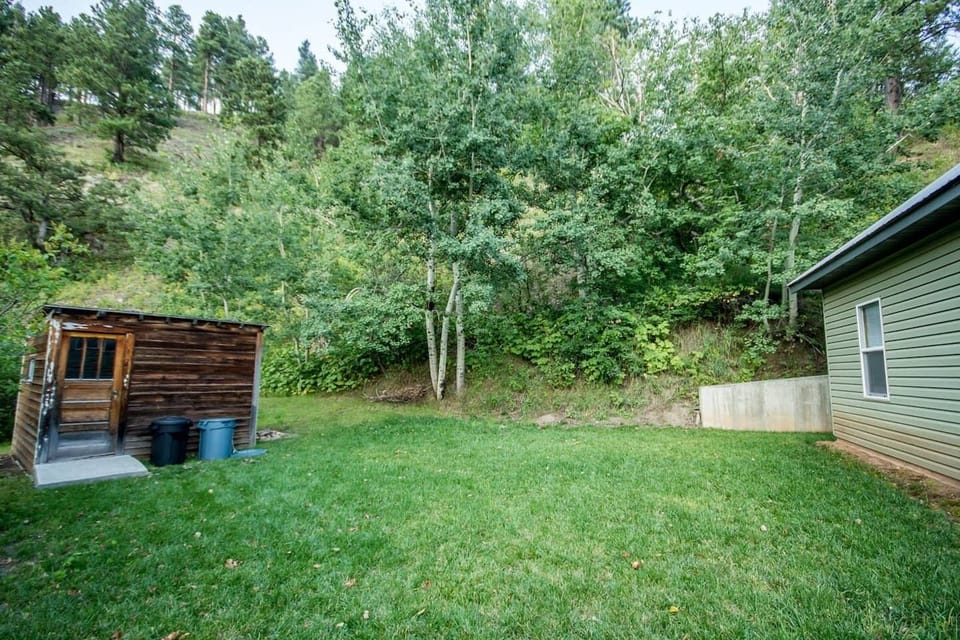 Yard/house back up to a hill & there's a good chance of seeing wildlife! (Deer)
