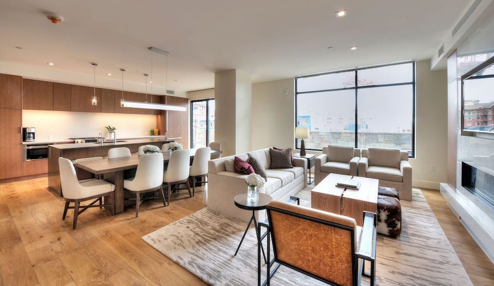 You will love the open-concept living space, perfect for relaxing after a great day. Please note photos are representative and actual unit may differ.