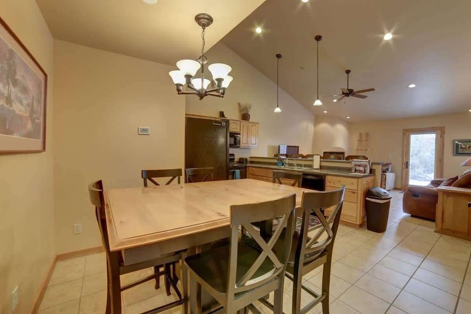 Open concept kitchen dining and great room