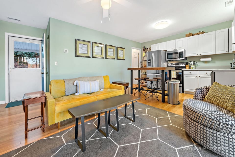 Comfortable seating in the living area