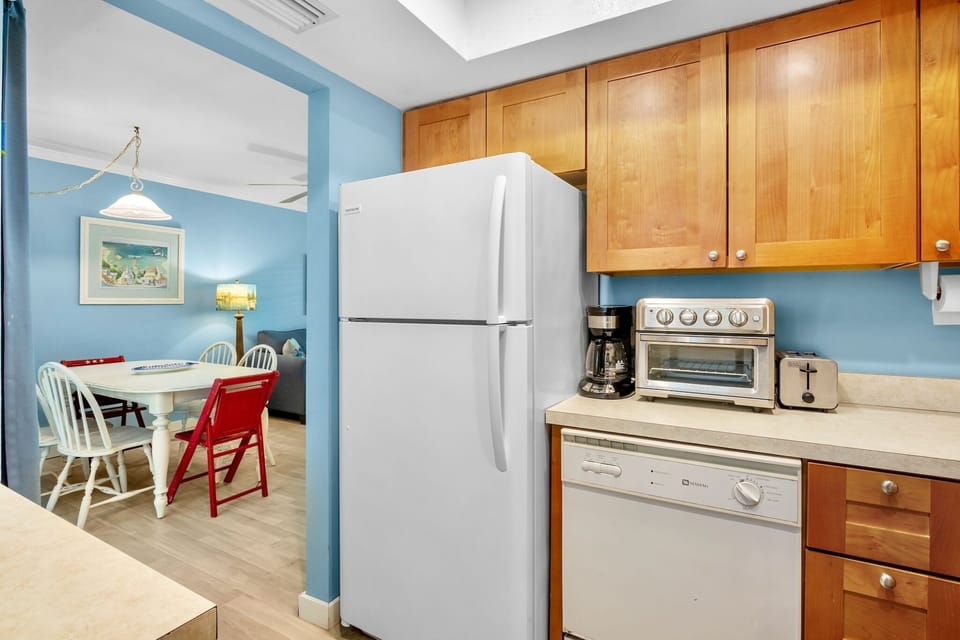 Kitchen with cooking essentials