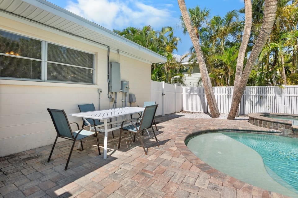 Poolside Dining Area