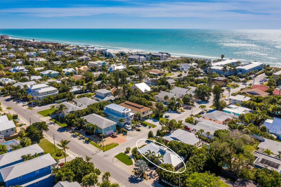 Aerial View - No Bad Days by Anna Maria Island Accommodations