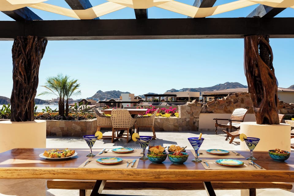 Incredible Meals Prepared by Your Private Chef At the Outdoor Dining Table