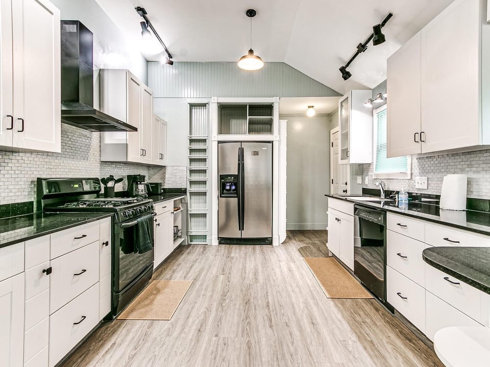 Fully stocked kitchen