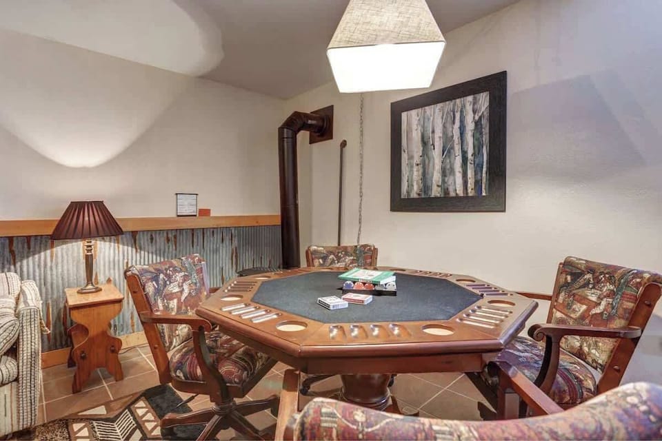 Downstairs Poker Table 