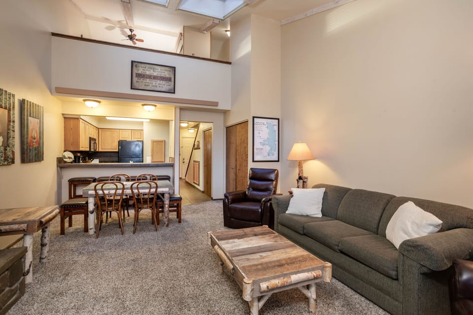 Relax on the couch | Queen Sleeper Sofa | Main Level