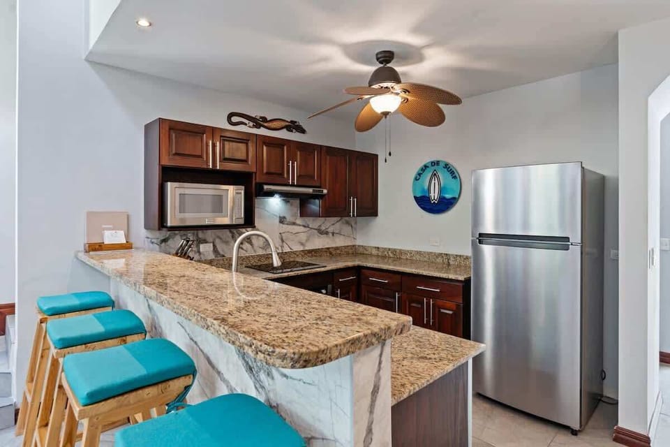 Cook, laugh, and enjoy meals in the heart of your vacation home.