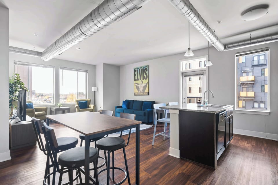 Large spacious rooms and open floor plans.