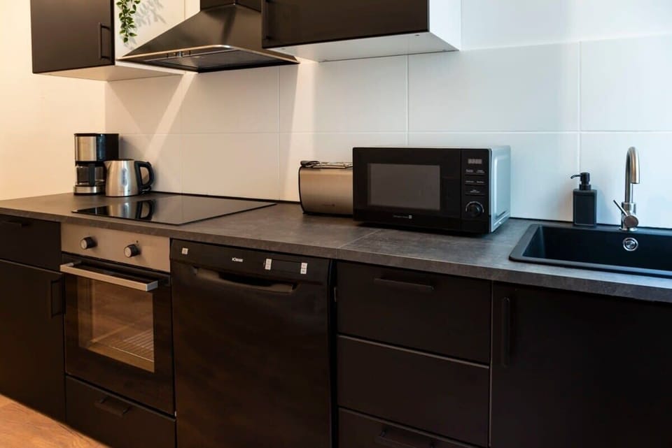 Dishwasher, Stove and Microwave