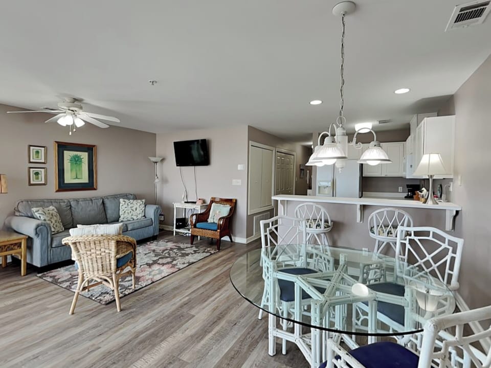 Open Living & Dining