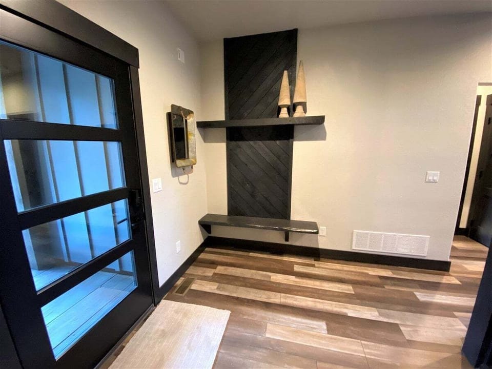 Main level entry area