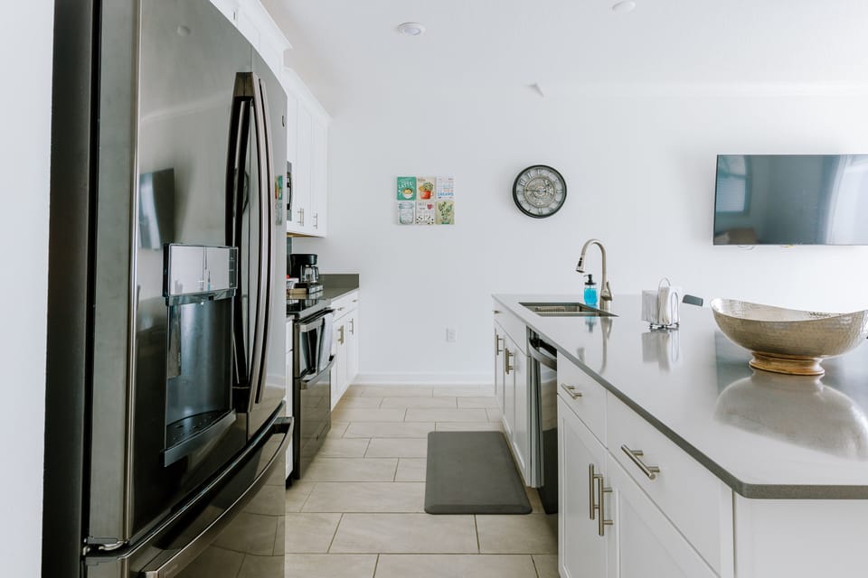 Kitchen view with all amenities and appliances.