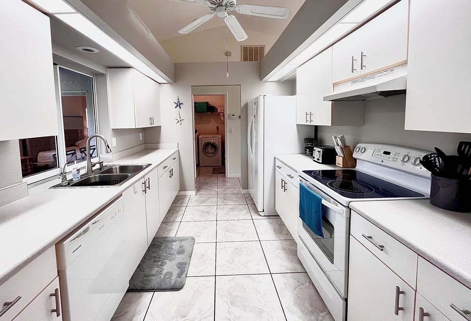Well stocked kitchen