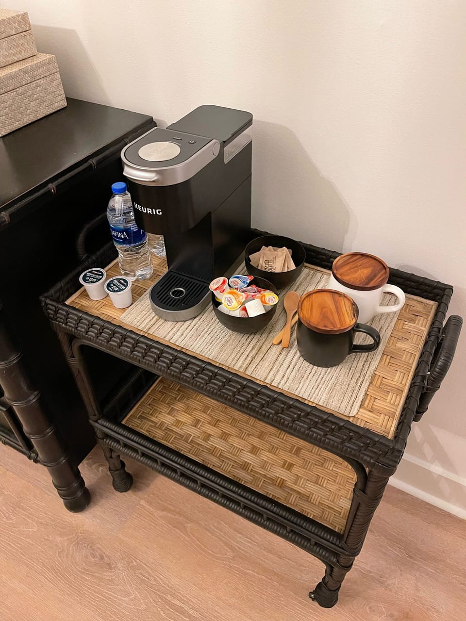 Coffee Bar in Master Bedroom 