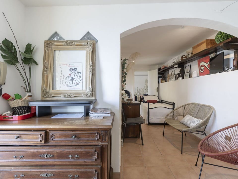 Furniture, Property, Cabinetry, Picture Frame, Building, Dresser, Table, Plant, Houseplant, Wood