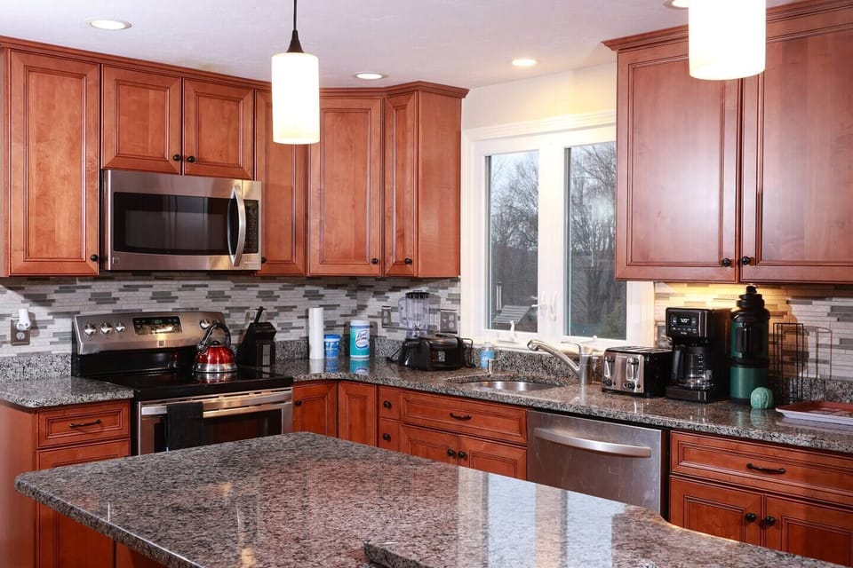 kitchen view for only the cooking section