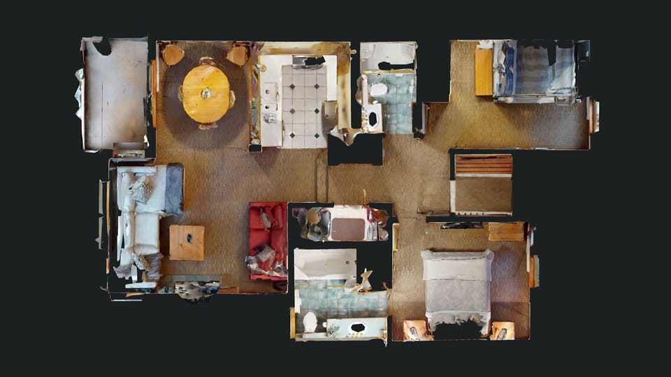 View from above floor plan
