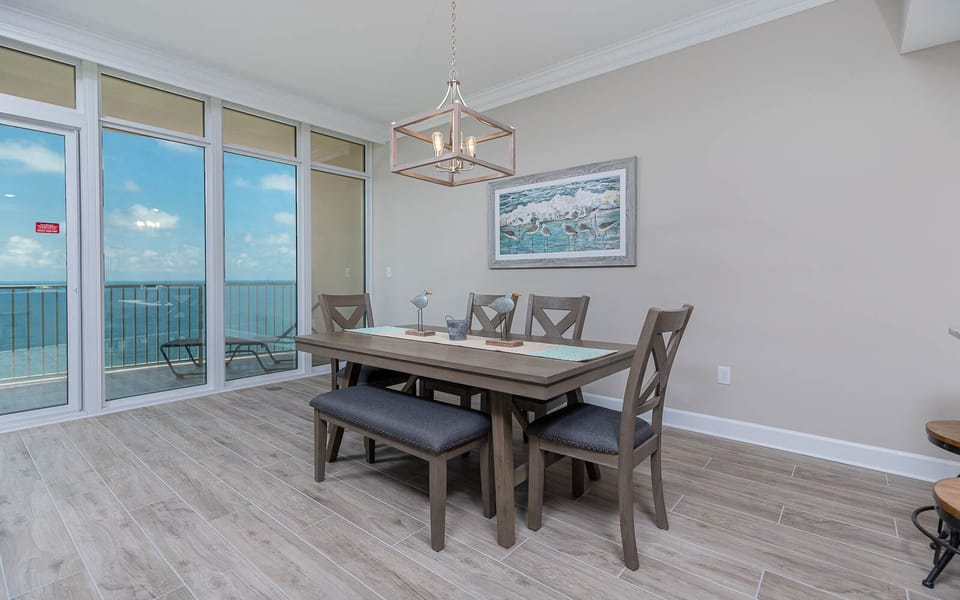Enjoy a fun game night or family meal with beach views and experience memorable vacation moments