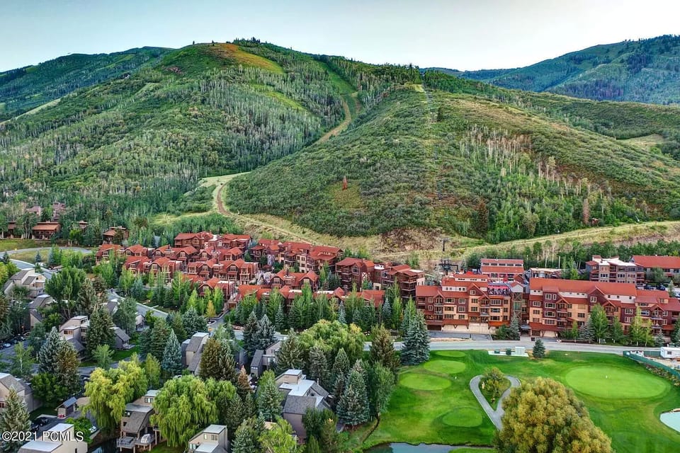 Aerial view of Silver Star and Park City Golf course