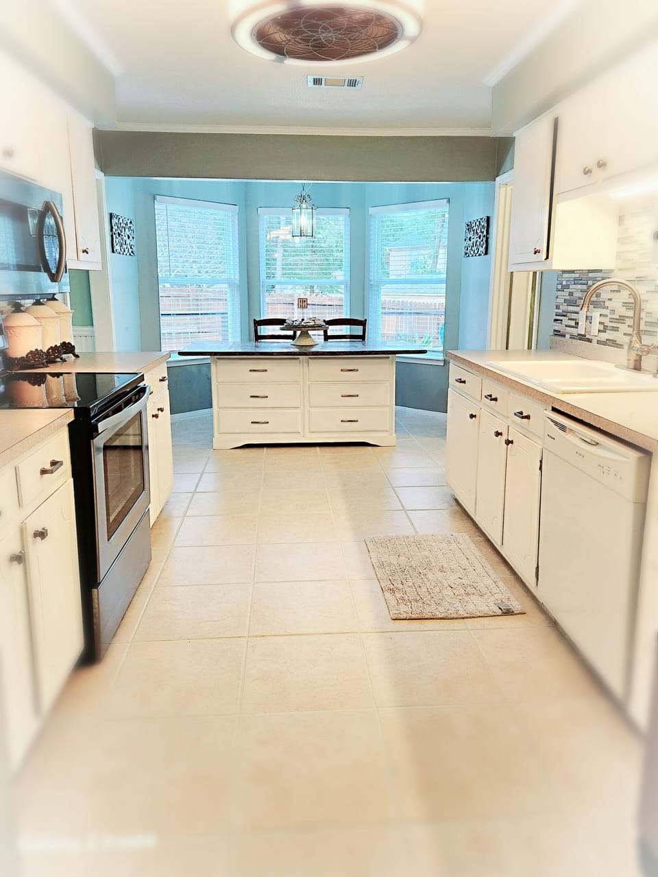 well equipped kitchen with most condiments and spices