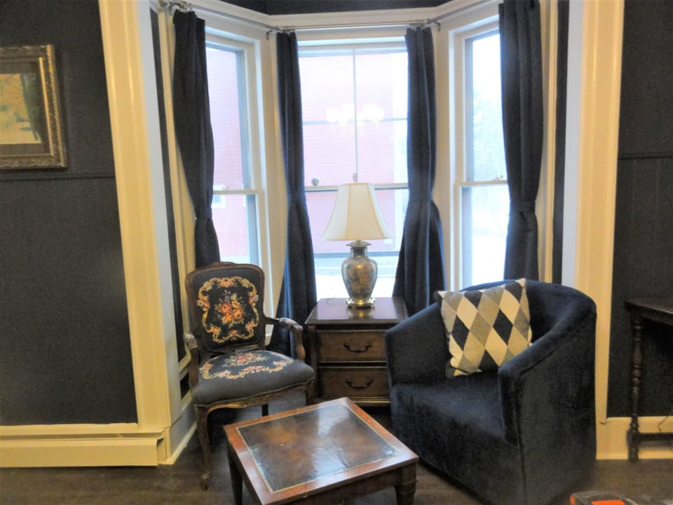 Living room bay window