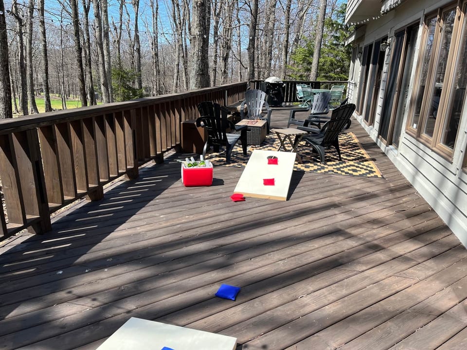 New corn hole game