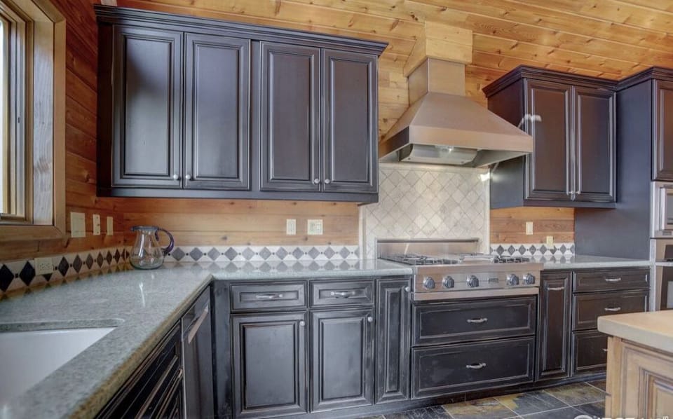 kitchen with gas stove