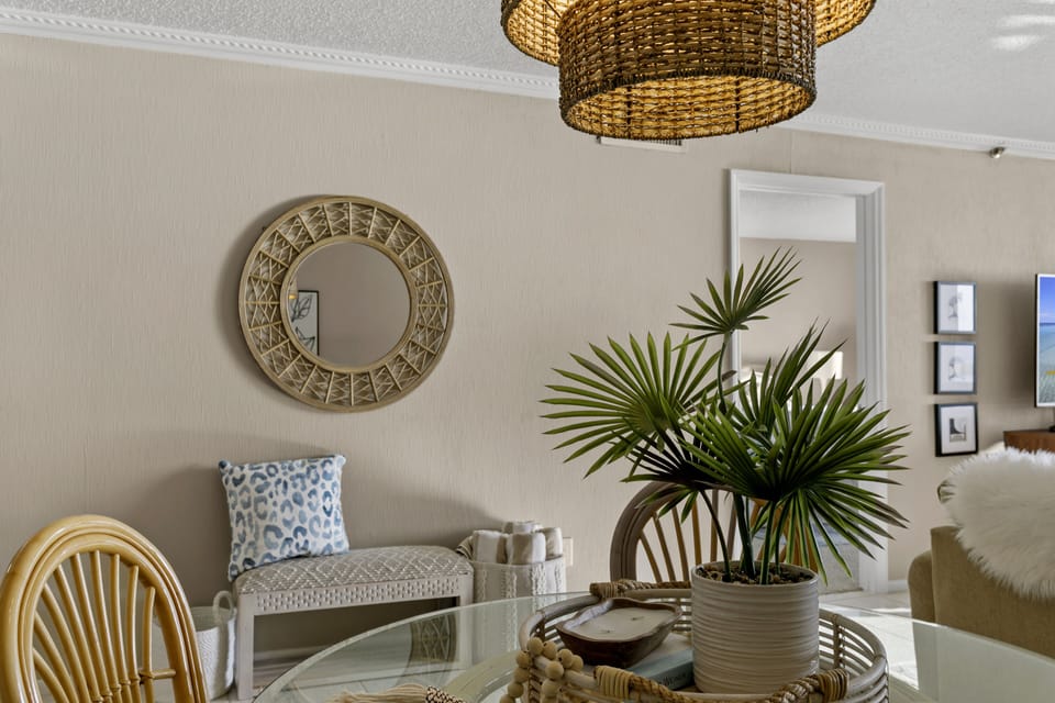 Boho beach decor