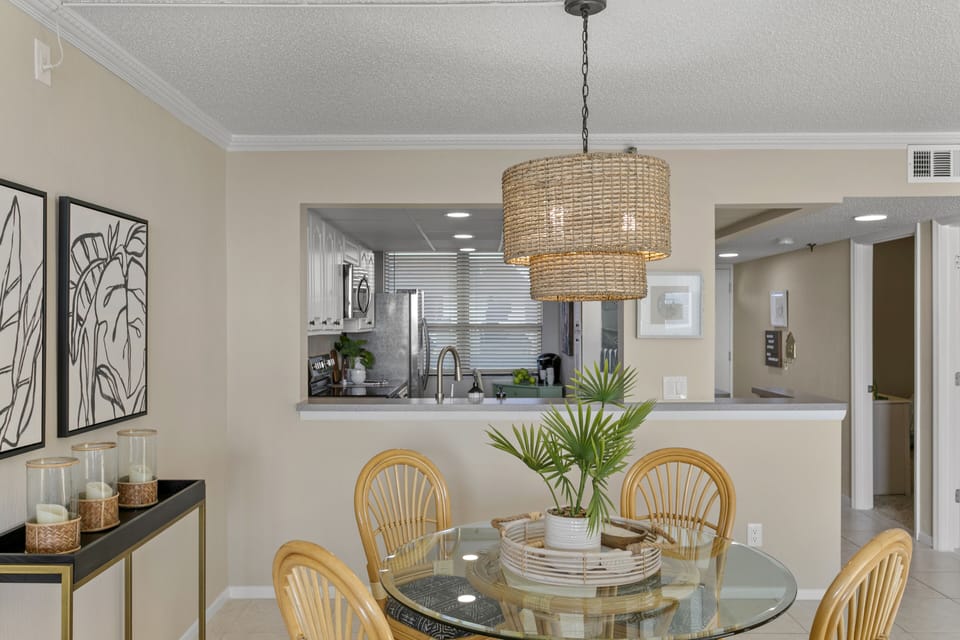 New lighting and furniture