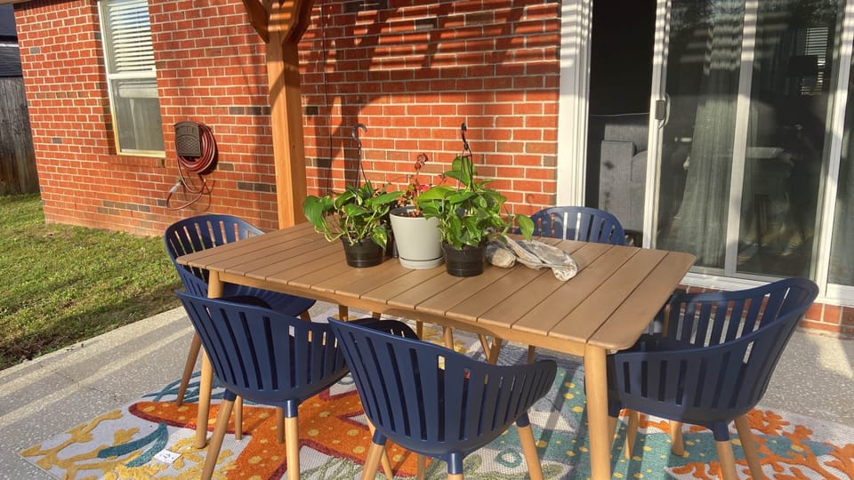 back yard space