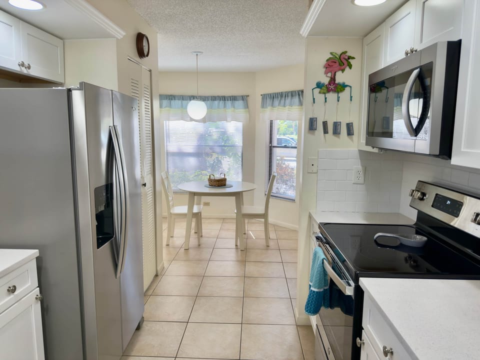 Kitchen with breakfast area