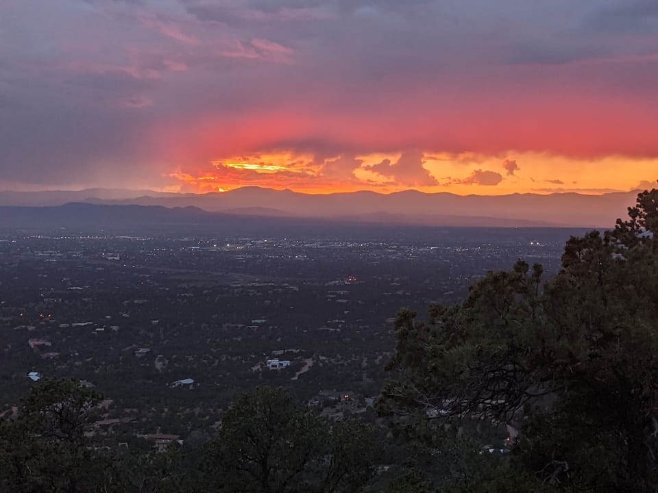 Incredible views, sunsets, and weather watching!