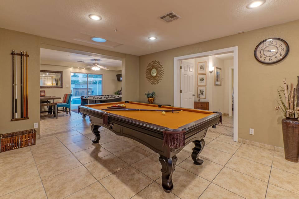 Doors in the great room lead to a hallway with Bedrooms 7 and 8.