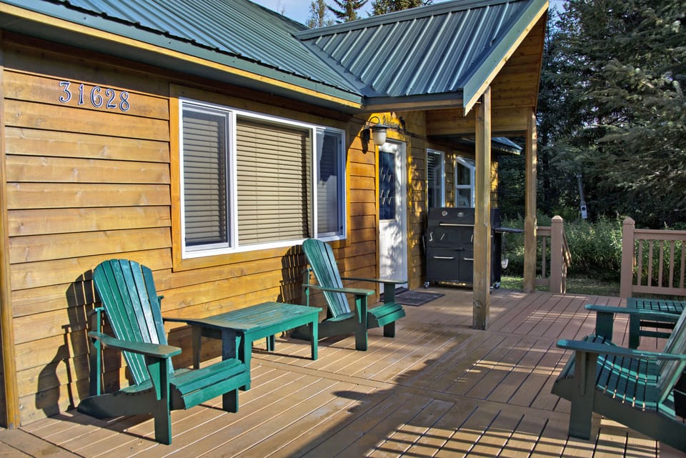 Front porch and BBQ