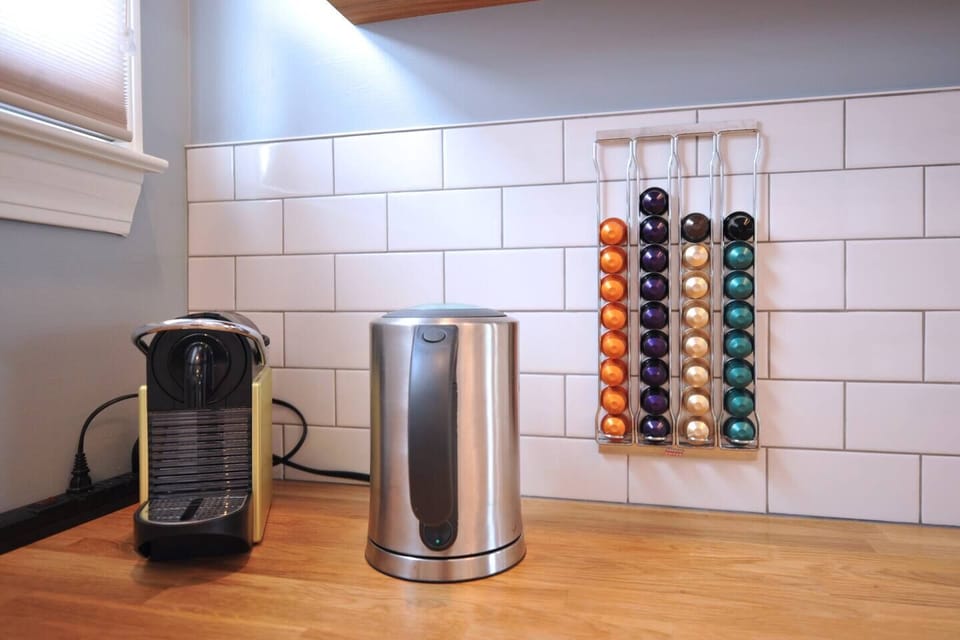 Nespresso..., one of the many ways to make a cup of coffee in our house
