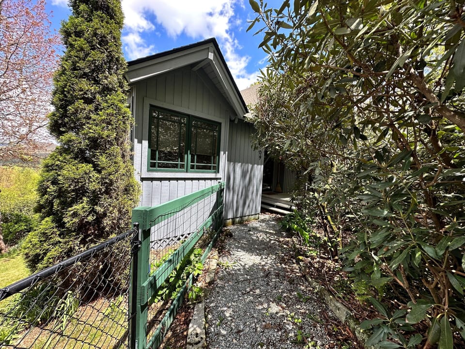 Fully fenced back yard