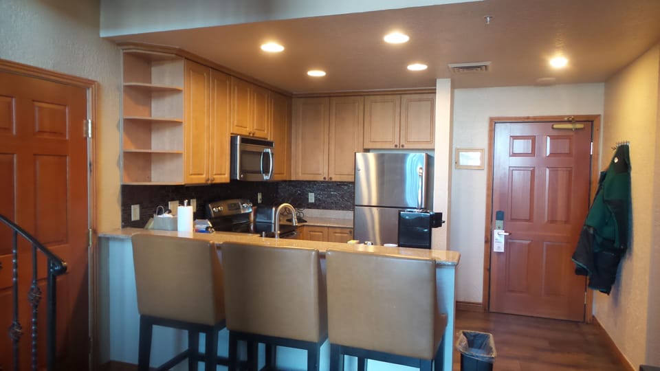 Kitchen area from living room