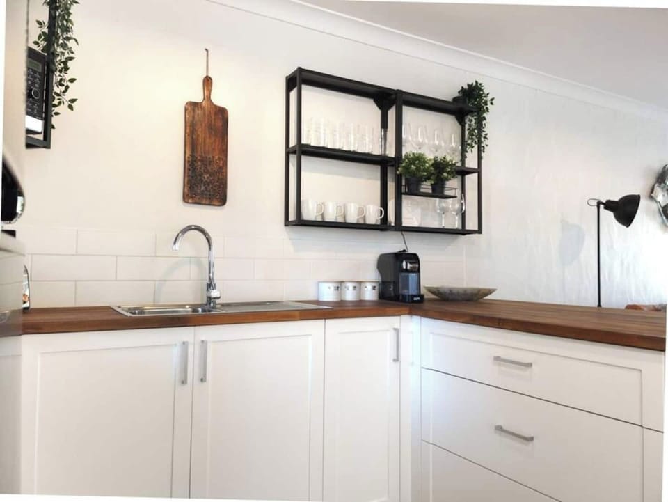 main Kitchen overlooking the living area