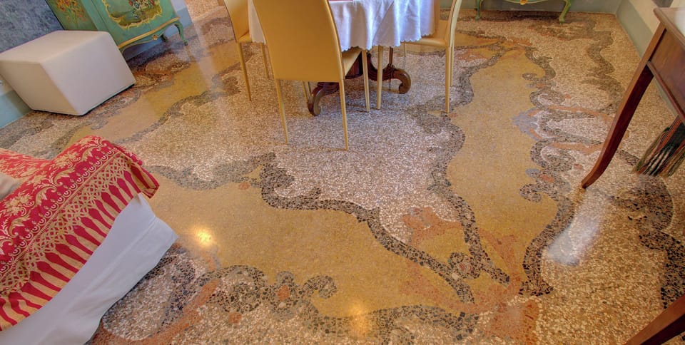 terrazzo veneziano marble floor