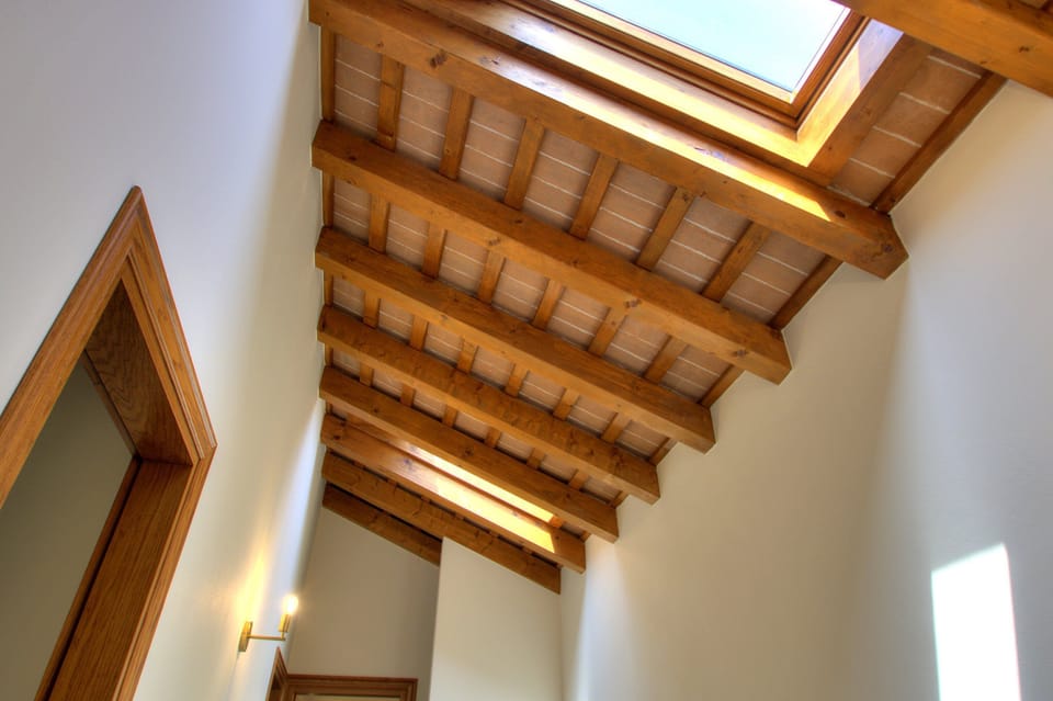 ceiling in the corridor