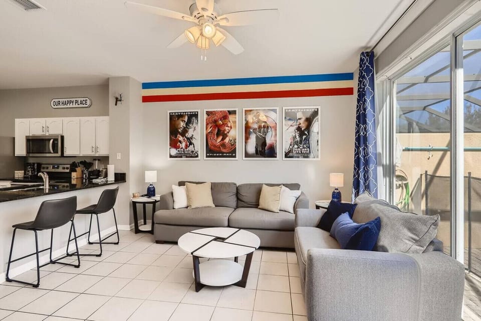 Spacious themed living space designed for comfort and fun