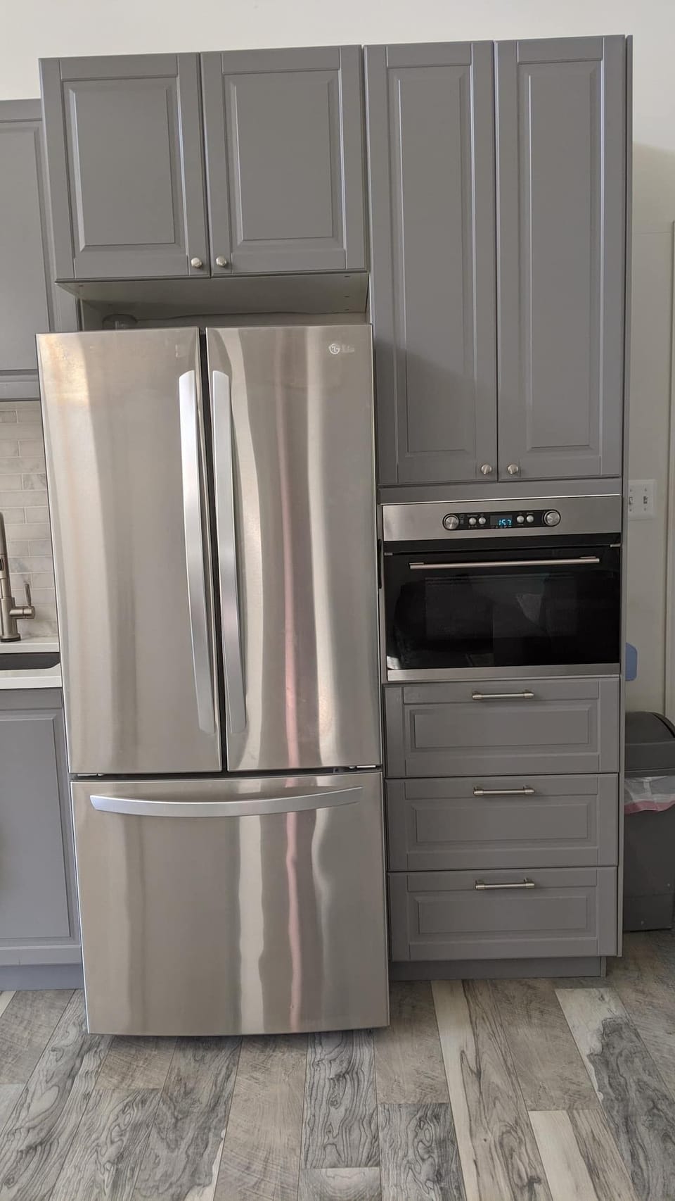 Fridge and microwave