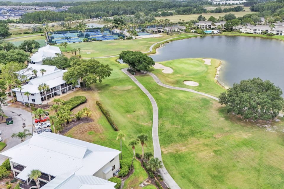 Visiting for tennis or golf camps or academy, you're walking distance to the courts & course!