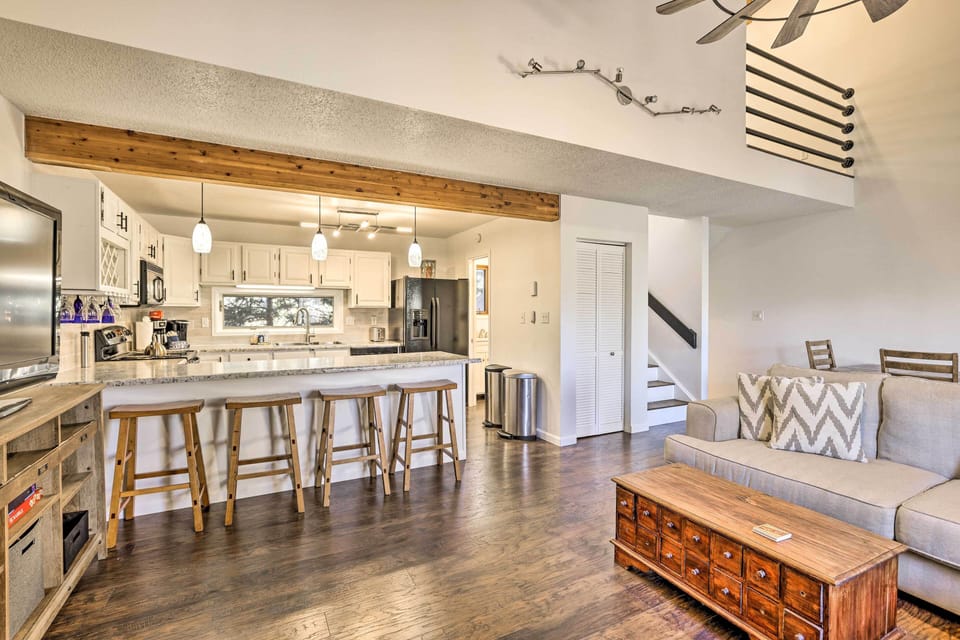 Kitchen | Fully Equipped | Breakfast Bar w/ Seating