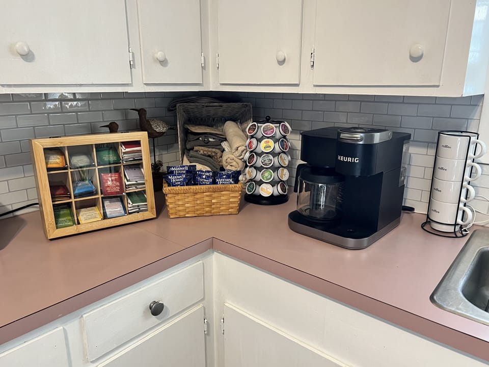 Complimentary coffee and tea