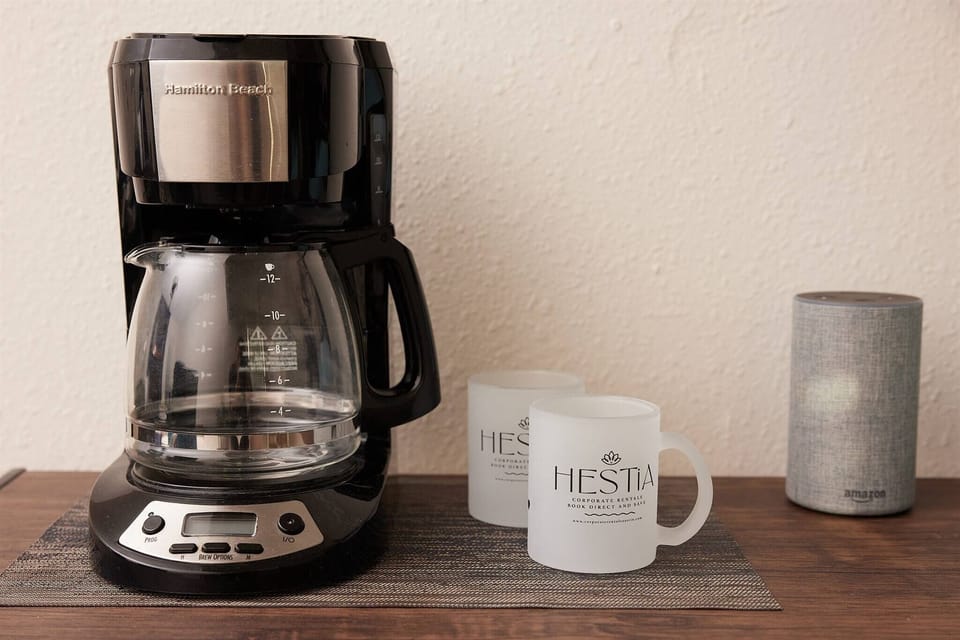 Enjoy complimentary coffee and tea during your stay