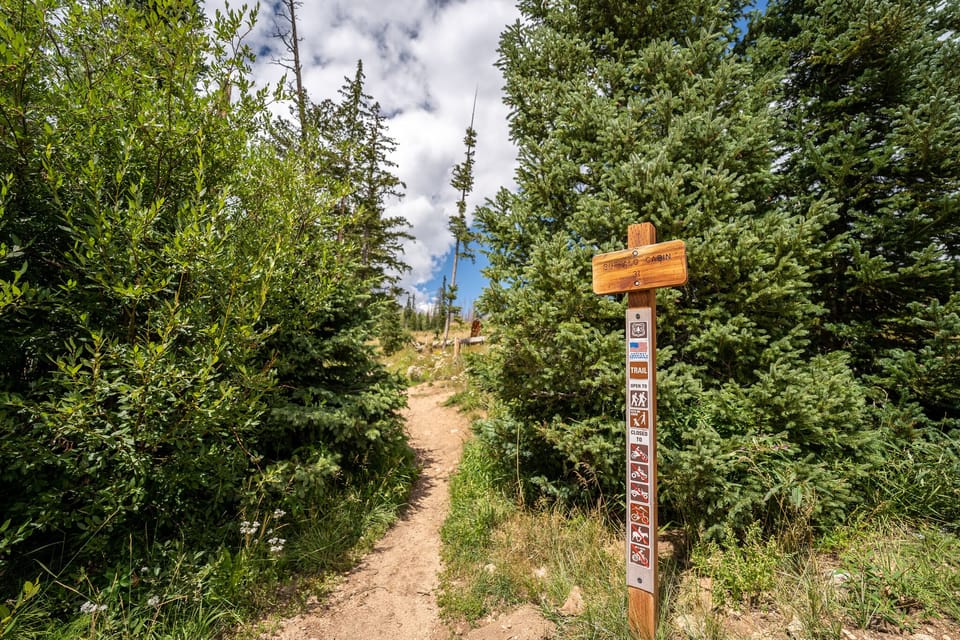 Buffalo Mountain trailhead, located at the top of Wildernest.