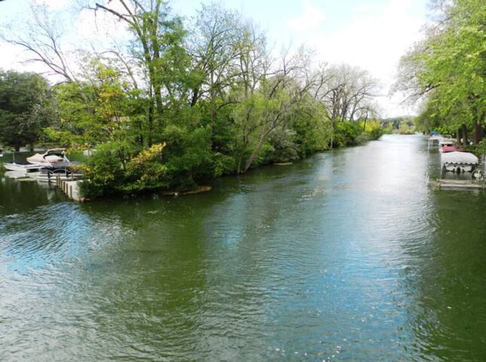 Water right across the street